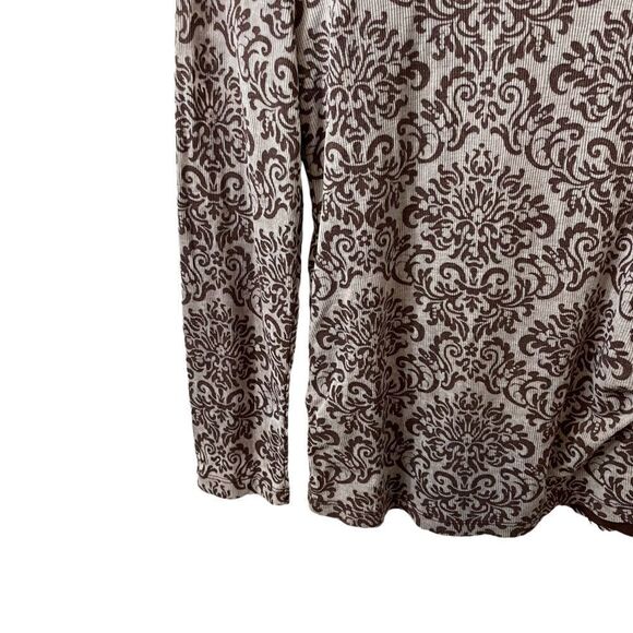 Athleta Burnout Long Sleeve Tee Top With Built in Tank Size Large - Picture 12 of 12